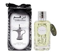 Dirham Silver Eau De Perfume 100ml Arabian Oud Parfum Attar Ul Arabia Long Lasting for Men Women Unisex…