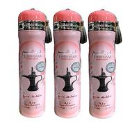 Dirham Wardi Air Freshener - Pack of 3 - Odor Elimintaor Area Deodorizer Spray For Room, Car & Wardrobe - 300 ML