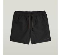 Dirik Solid Swim Shorts - Black - Men XXL