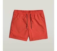 Dirik Solid Swim Shorts - Red - Men L