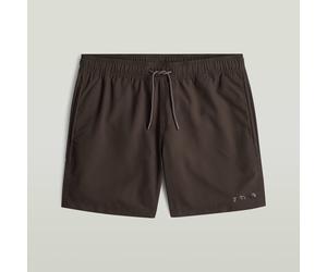 Dirik Solid Swimshorts - Brown - Men M