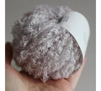 DIRKES 45g Curly Wool Yarn Hand Woven Curly Hook Crochet Wool Thread Sweater Knitting Yarn DIY Doll Hair Craft Material
