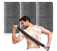 DirkFigge Exfoliating Shower Towel,Japanese Exfoliating Towel,Extra Long Exfoliating Towesl for Shower,Japanese Wash Cloth Exfoliating Body Scrubber for Men & Women (3)