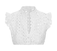 Dirndl Blouse Women's Lace Wing Blouse Dirndl Oktoberfest Women's Dress Short Sleeve Beer Stage Performance Tank Vest Tops