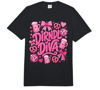 Dirndl Diva Oktoberfest Comfort Colors Adult Heavyweight T-Shirt
