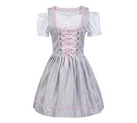 Dirndl Dresses Women's Cheap Dirndl Women's Midi Dirndl Red 3-Piece Dirndl Complete Sets for Oktoberfest Vintage Lace Dress Dirndl Cheap Up to 100 Euro Dirndl Costume Dress Midi Dirndl Dress for Women