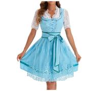 Dirndl Dresses Women's Cheap Dirndl Women's Midi Dirndl Red 3-Piece Dirndl Complete Sets for Oktoberfest Vintage Lace Dress Dirndl Cheap Up to 100 Euro Dirndl Costume Dress Midi Dirndl Dress for Women