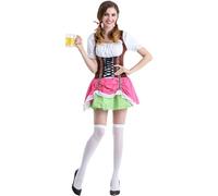 Dirndl for Women Midi Dirndl Dress Costume Dress Women's Trendy Dirndl Dresses Modern Costume Dirndl Dresses Costume Clothing Costume Skirt Costume Dresses Cosplay for Oktoberfest Special Occasions
