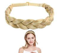 Dirndl Headband, Hair Accessories Oktoberfest Women's Headband Oktoberfest, 3 Strands Costume Headband, Braided Hair Band for Bavarian Beer Festival, Wedding, Party, Travel