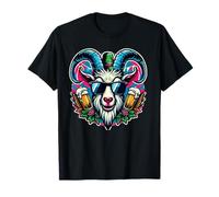 Dirndl Top Lederhose Bier Lustig Oktoberfest Geiss-Bock Hemd T-Shirt
