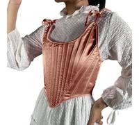 Dirndl Underskirt Bodysuit for Everyday Life, Waisted Comfort and Versatile Style for All Seasons Bridal Underwear Backless, brown, XS