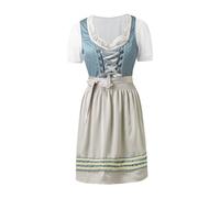 Dirndl Women's Large Sizes Traditional Dress Modern Dirndl Dress Including Dirndl Blouse Lace Apron Bow 4-Piece Costume Dress Bavarian Costume Dress Dirndl Dresses Costume Fashion for Oktoberfest and