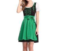 Dirndl Women's Traditional Skirt Women's Retro Dirndl Dresses Midi Costume Dress Costume Fashion Dirndl Complete Sets Festive Dirndl Dress Large Sizes Large Dress Suitable for Beer Festival Parties