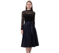 Dirndlparty Women's Knee-Length Traditional Skirt Dark Blue Women's Dirndl Skirt Traditional Skirts Modern Skirts Dirndl Skirt for Oktoberfest Size 36-44, darkblue, 18