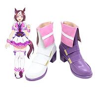 DIROLVON Uma Musume Special Week Cosplay Shoes, Competition Clothes, Special Week Cosplay Tool, Halloween, Christmas, Gift, Festival, Game, Anime, Popular, 10.0 inches (25.5 cm)