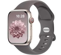 Dirrelo Compatible with Apple Watch Strap 41mm 40mm 38mm Women Men - Soft Silicone Sport Band Duarble Replacement for iWatch Apple Watch SE 3 2 Series 11 10 9 8 7 6 5 4 3 2 1 Straps, Clay