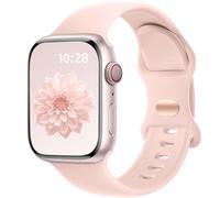 Dirrelo Compatible with Apple Watch Straps 44mm 45mm 46mm 42mm 49mm Women Men, Soft Silicone Sport Band Replacement for iWatch Apple Watch SE 3 2 Series 11 10 9 8 7 6 5 4 3 2 1 Ultra 3 2 Strap, Pink