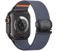 Dirrelo Nylon Strap Compatible with Apple Watch SE Strap 44mm - 49mm 46mm 44mm 42mm for Men - Parachute Buckle Wide Stretchy Sport Loop for iWatch Band Series 10 9 8 7 6 5 4 3 2 1 SE/2 Ultra/2