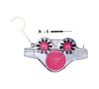 Dirt Bike Chain Cleaner - Cycling Frog Chain Washer | Scrubber Tool For Cycling | 5.35x2.95x1.26 Inches, Clear Case Plus Pink Brush, High Performance Bike Cleaning Tool For Trail Racing Daily Road