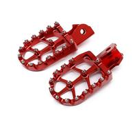 Dirt Bike Foot Pegs Motorcycle Footpeg Pedal for CRF125F 2014-2023 / CRF250F 2019-2023 / CRF110F 2013-2022/ Sur Ron/HAWK 250 / CRF150F CRF230F 2003-2020 Red