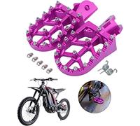Dirt Bike Foot Pegs Motorcycle Footpegs Foot Pedals Rests CNC for Sur Ron Light Bee S/X Segway X260 X160 CRF150F 2003-2019 CRF230F 2003-2019 Pit Bike Purple