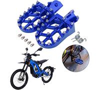 Dirt Bike Foot Pegs Motorcycle Footpegs Foot Pedals Rests CNC for Sur Ron Light Bee S/X Segway X260 X160 CRF150F 2003-2019 CRF230F 2003-2019 Pit Bike Blue