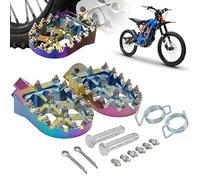 Dirt Bike Foot Pegs Motorcycle Footpegs Foot Pedals Rests CNC For TW 200 PW 50 80 TTR 90 90E CR CRF XR 50 70 80 100 110 Surron/Sur ron S/Sur Ron X/X160/X260 - Quenching