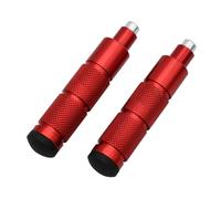 Dirt Bike Footpegs Aluminum M8 Footrests Foot Pegs Pedals Motorcycle Bike ATV Scooter Dirt Bike Universal Motorbike Foot Rests(RED)