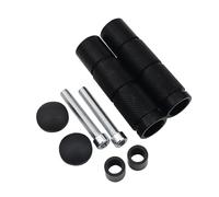 Dirt Bike Footpegs Motorcycle Bike Scooter Dirt Bike Footrests Foot Pegs Pedals Motocross ATV Universal Motorbike Foot Rests(Black)