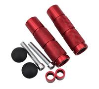 Dirt Bike Footpegs Motorcycle Bike Scooter Dirt Bike Footrests Foot Pegs Pedals Motocross ATV Universal Motorbike Foot Rests(RED)