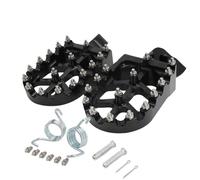 Dirt Bike Footpegs Motorcycle Foot Pegs Footpeg Pedals FootRest Fit For YAMAHA YZ 65 85 125 250 125X 250X 250FX 450FX WRF 250 Motorbike Foot Rests(Black pin)