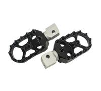 Dirt Bike Footpegs Motorcycle Front Footrest Fit For Indian Scout Bobber Twenty Sixty ABS Adjustable Extend Lowering Foot Pegs Motorbike Foot Rests(Silver Black)