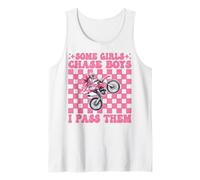 Dirt Bike Girl Dirt Biking Some Girls Chase Boys I Pass Them Tank Top
