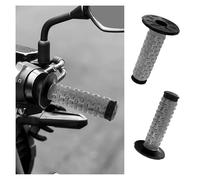 Dirt Bike Grips,7/8'' Motorcycle Grips,Non-Slip Motorcycle Parts Motorcycles Handlebar Grip,PU Pro Taper Pillow Top Grip Dirtbike Accessory for Handle Bar (Gray)