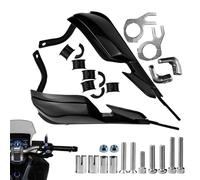 Dirt Bike Hand Guards - Aluminium Core Protection Structure, Air Deflection Cover Accessories, Vibration Reducing Grip Protection, Two-Wheel Control Protection Equipment | For City Rides On Any Bet