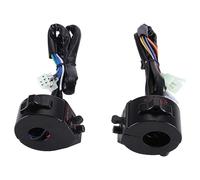 Dirt Bike Kill Switch, Motorcycle Light Switch Universal Pair of 22mm Motorcycle Handlebar Switch Control Left Right Side Horn Motorcycle Headlight Switch Motorcycle ASwitch