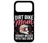 Dirt Bike Mom Nobody Messes With This Crew Gift Case for iPhone 17 Pro Max