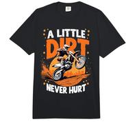 Dirt Bike & Motocross | A Little Dirt Never Hurt | Boy, Men Comfort Colors Adult Heavyweight T-Shirt