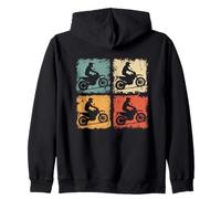 Dirt Bike Motocross Dirt Biking Enduro Rider Zip Hoodie