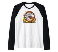 Dirt Bike Motocross I Brush My Teeth with Dirt Raglan Baseball Tee