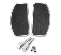 Dirt Bike Pegs Black Motorcycle Adjustable Rear Passenger Front Footrest Rider Driver Foot Rest Pegs Floorboards Universal(Front)