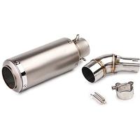 Dirt Bike Racing Motorbike Modified Muffler For YZF R25 MT03 R3 MT 03 Motorcycle Middle With Exhaust Escape Moto Pipe
