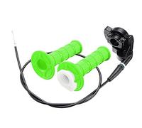 Dirt Bike Throttle Handlebar Grips 2PCS 7/8 inch, Motorcycle Handle Grips Motocross Grip Handlebar Throttle Grip Twist with Cable for 110cc 125cc Pitbike Motorcycle Dune Buggie
