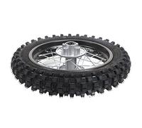 Dirt Bike Tires, Hand Truck Tires Go Kart Tires with High Strength Aluminum Alloy and Rubber for Petrol Scooter