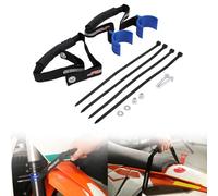 Dirt Bike Tow Strap Front Rear Tugger Pull Grab Seat Strap Rope Universal For Motorcycle Pit Bike Off Road Motocross Enduro Blue