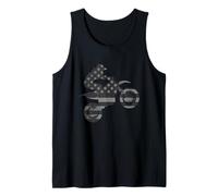 Dirt Bike Tshirts For Men American Flag Motocross Enduro Tank Top