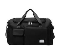 Dirt Biking Backpack for Men Travel Duffel Tote Bag with Separation Pocket Bag for Women and Men， Bag with Shoe Compartment Lightweight and Easy Carry On Grey (Black, One Size)