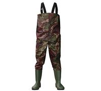 Dirt Boot CAMO Nylon Chest Waders 100% Waterproof Fly COARSE Fishing Wader 8 UK EU42