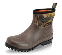 Dirt Boot Men`s Neoprene Wellington Garden Wellies Stable Yard Ankle Mucker Boots (8 UK Men, Brown/Camo, numeric_8)