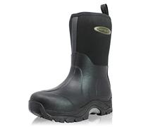 Dirt Boot Men`s Pro Sport Neoprene Insulated Mid-Cut Short Wellington Boots… (12 UK, Black, numeric_12)
